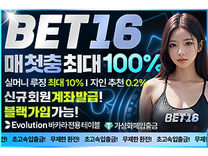 인증된 메이저놀이터 벳16
